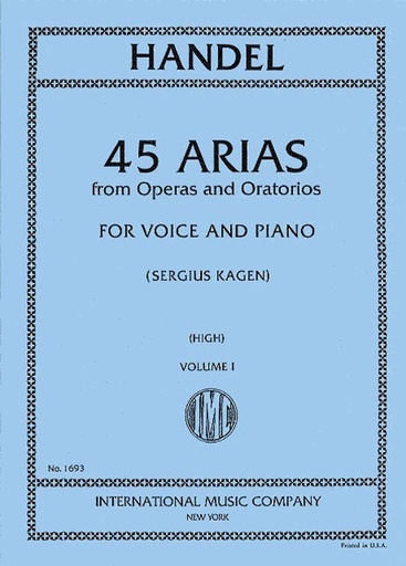 [68308] 45 Arias aus Opern und Oratorien Band 1