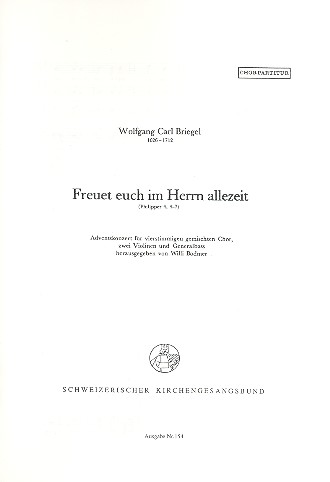 [124477] Freuet euch im Herrn allezeit