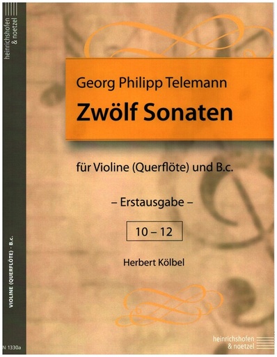 [323179] 12 Sonaten für Violine (Querflöte) Band 4 (10 - 12)