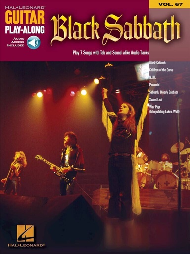 [255450] Black Sabbath - Guitar Play-Along Vol. 67