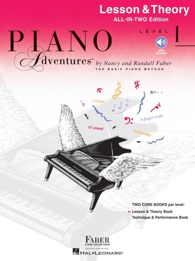 [310896] Piano Adventures (All In Two) Level 1 Lesson & Theory