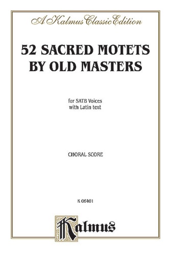 [132416] 52 Sacred Motets by Old Masters