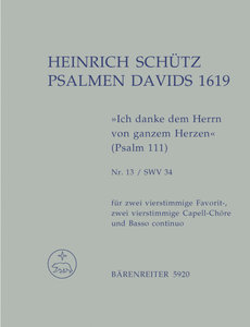 [169472] Ich danke dem Herrn von ganzem Herzen, SWV 24