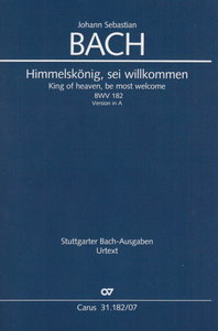 [116247] Himmelskönig sei willkommen BWV 182