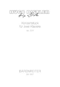 [288591] Konzertstück für 2 Klaviere op. 20/2 (1940)