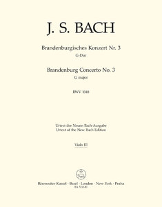 [288614] Brandenburgisches Konzert Nr. 3 G-Dur BWV 1048