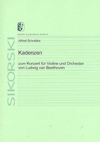 [323297] Kadenzen zum Konzert für Violine und Orchester von Ludwig van Beethoven