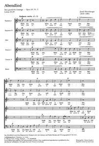 [160676] Abendlied, op. 69/3