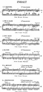 [HN-00261] Leichte Klaviervariationen aus Barock und Klassik