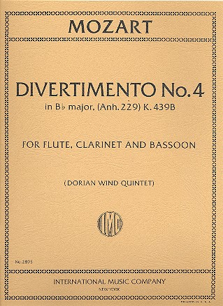 [3807] Divertimento Nr. 4 aus KV Anh. 229 (439b)