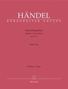 [215590] Concerto Grosso d-moll op. 3/5 HWV 316