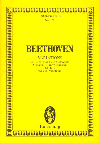 [63781] Klaviertrio G-Dur op. 121a "Kakadu Variationen"