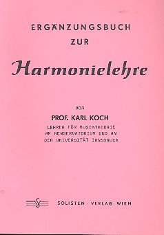[63850] Ergänzungsbuch zur Harmonielehre