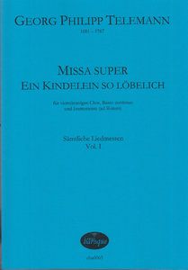[264589] Missa super Ein Kindelein so löbelich; TVWV 9:5