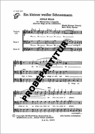 [164590] Ein kleiner weißer Schneemann / Jingle Bells