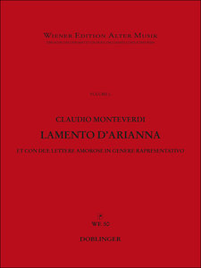 [WE-00050] Lamento d'Arianna et con due lettere amorose in genere rapresentativo