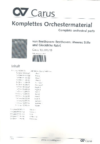 [315801] Meeres Stille und glückliche Fahrt op. 112