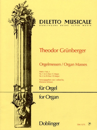[DM-01275] Orgelmessen Heft 1 C-Dur, D-Dur