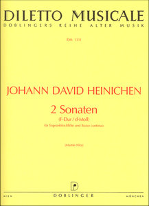 [DM-01311] 2 Sonaten (F-Dur / d-moll)