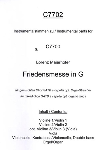 [301171] Friedensmesse in G