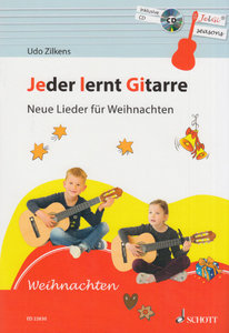 [315774] Jeder lernt Gitarre - Neue Lieder für Weihnachten