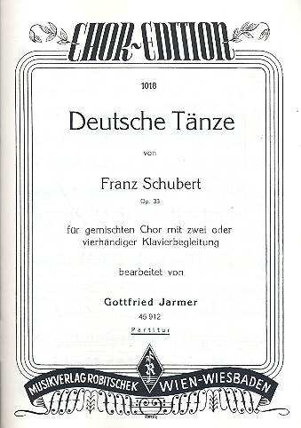 [45-00912-KLA] Deutsche Tänze, op. 33