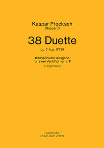 [224232] 38 Duette op. 11(ca. 1776)