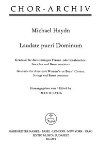 [137694] Laudate pueri dominum, MH 342