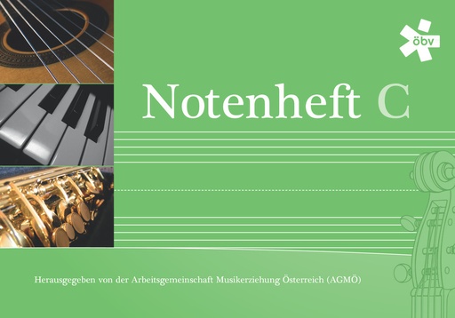 [67764] ÖBV Notenheft C - Grün - A5 - Querformat