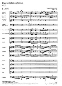 [217813] Himmelfahrts-Oratorium, BWV 11