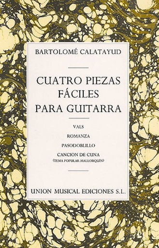 [257494] Cuatro Piezas Faciles para Guitarra