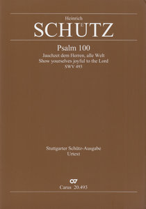 [311331] Jauchzet dem Herren alle Welt - Psalm 100, SWV 493