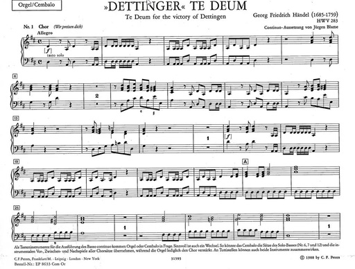 [142348] Dettinger Te Deum, HWV 283