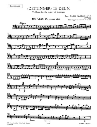 [142354] Dettinger Te Deum, HWV 283