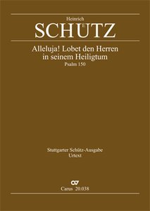 [268363] Alleluja! Lobet den Herren in seinem Heiligtum, SWV 38