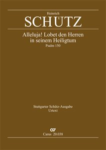 [268363] Alleluja! Lobet den Herren in seinem Heiligtum, SWV 38