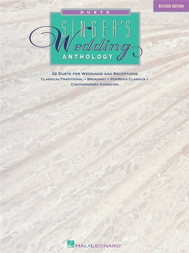 [117701] Singer's Wedding Anthology - Duets - Revised Edition