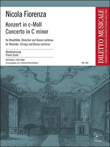 [DM-01480-KLA] Konzert c-moll für Blockflöte, Streicher und Basso continuo