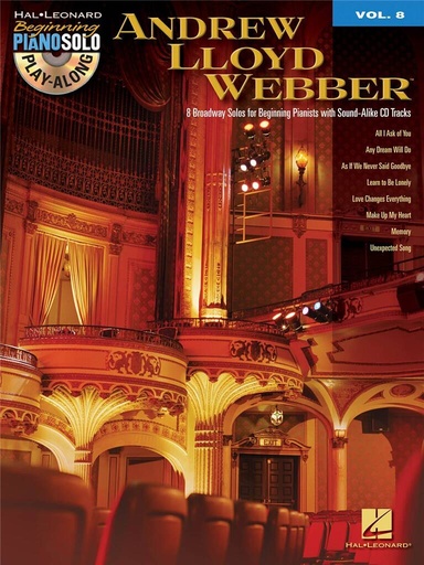 [253607] Andrew Lloyd Webber - Beginning Piano Solos Play-Along Vol. 8