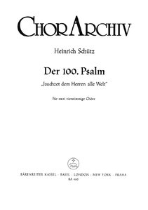 [162839] Jauchzet dem Herren alle Welt, SWV 36