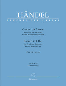 [163107] Konzert F-Dur - Vierter Satz, HWV 292, op. 4/4
