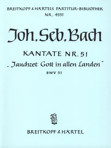 [145127] Jauchzet Gott in allen Landen, BWV 51