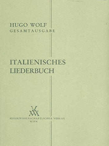 [MWV-W5] Italienisches Liederbuch (1890 / 91, 1896)