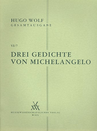 [MWV-W6/7] Drei Gedichte von Michelangelo