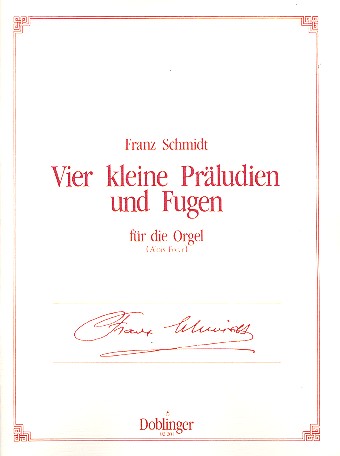 [02-00201] 4 kleine Präludien und Fugen