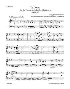 [297572] Dettinger Te Deum, HWV 283