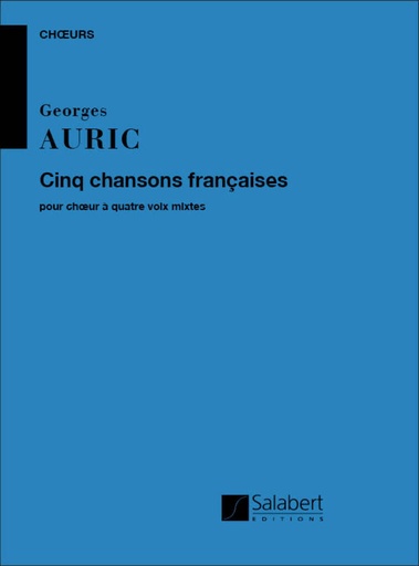 [90766] Cinq chansons francaises pour voix mixtes