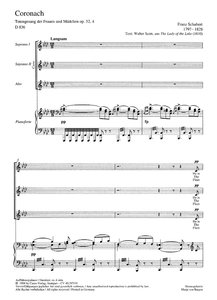 [90862] Coronach, D 836, op. 52/4 - englischer Text