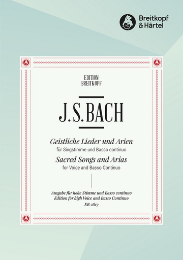 [104726] Geistliche Lieder und Arien aus Schemellis Gesangsbuch BWV 439-507