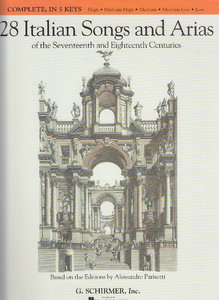 [274301] 28 Italian Songs and Arias